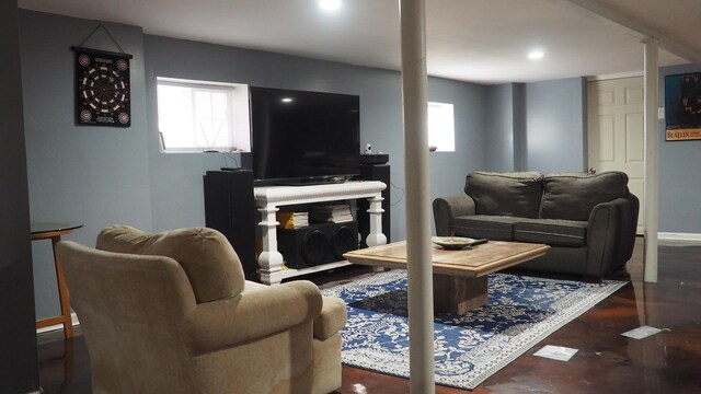 3005 N Kostner Ave, Chicago, IL 60641 - living room with a wealth of natural light, recessed lighting, and wood finished floors