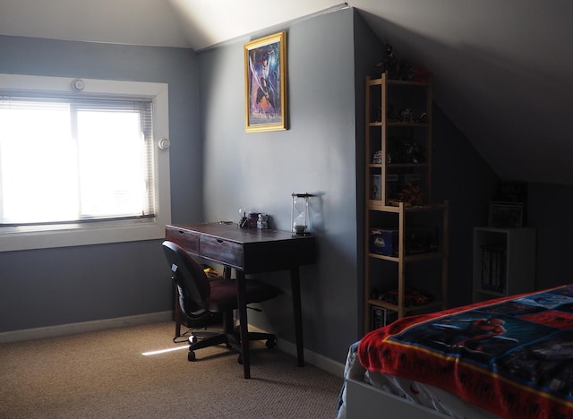 3005 N Kostner Ave, Chicago, IL 60641 - carpeted bedroom with baseboards and vaulted ceiling