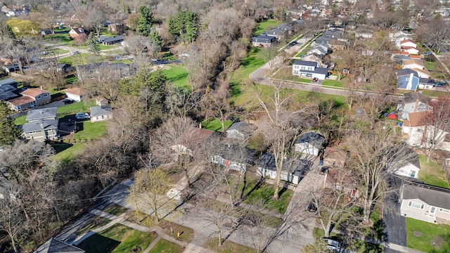 aerial view featuring a residential view