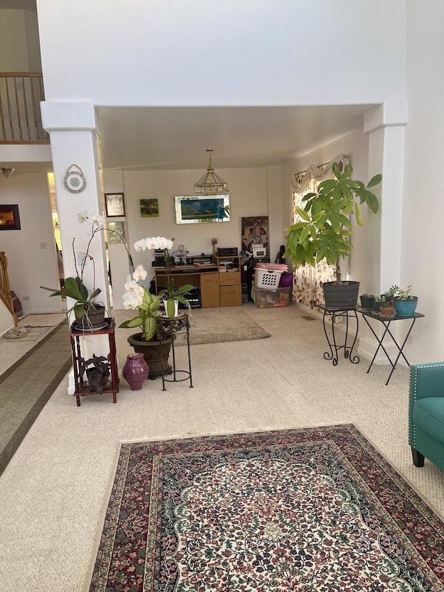 370 W Asbury Dr, Round Lake, IL 60073 - living room featuring carpet