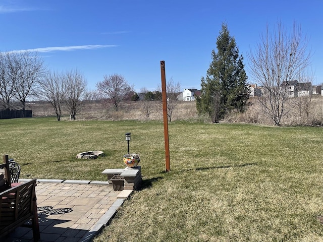 370 W Asbury Dr, Round Lake, IL 60073 - view of green lawn featuring a patio area