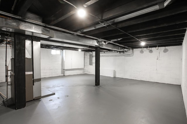 412 N Center Ave, Bradley, IL 60915 - basement with electric panel and heating unit