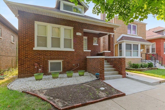 7614 S Chappel Ave, Chicago, IL 60649 - view of front of property with brick siding