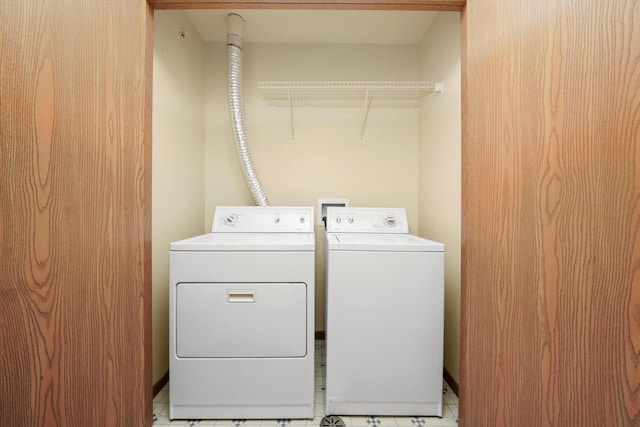 1520 W Sand Bar Ct Unit 1B, Round Lake Beach, IL 60073 - washroom with laundry area and washer and dryer