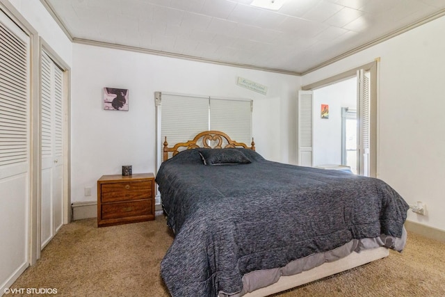 514 W Prairie St, Kirkland, IL 60146 - carpeted bedroom featuring crown molding