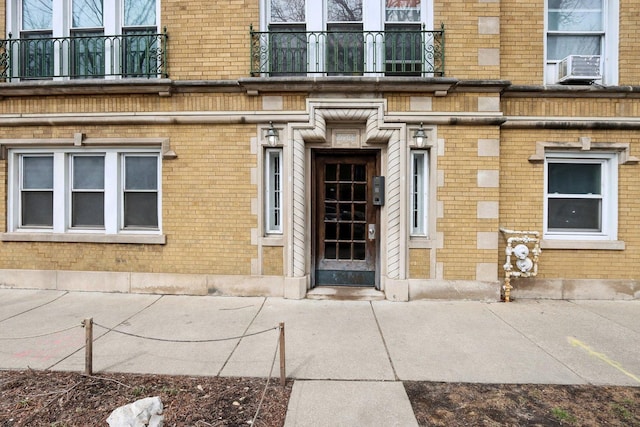 1606 W Winona St Unit 3, Chicago, IL 60640 - entrance to property with brick siding and a balcony