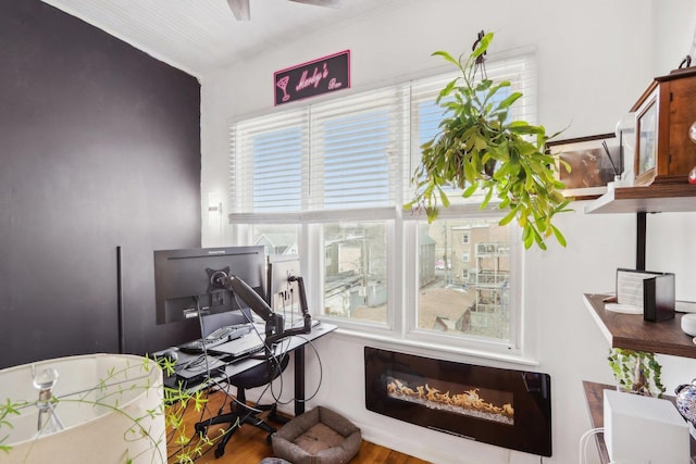 1606 W Winona St Unit 3, Chicago, IL 60640 - office with wood finished floors