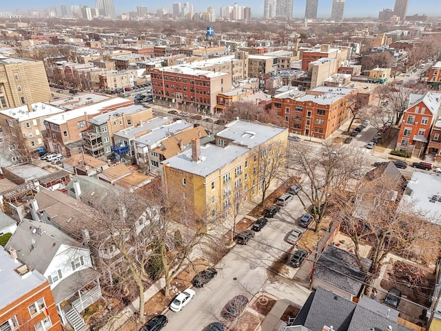 1606 W Winona St Unit 3, Chicago, IL 60640 - bird's eye view with a city view