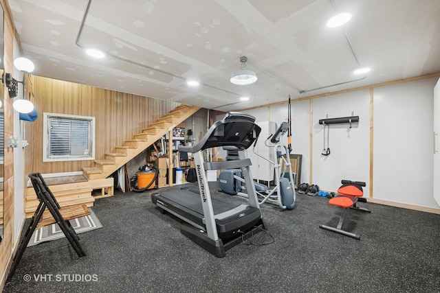 view of exercise room