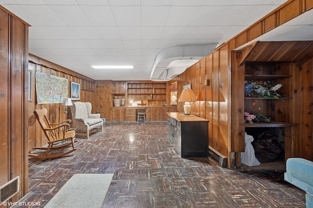 3916 Franklin Ave, Western Springs, IL 60558 - bar with wooden walls and visible vents