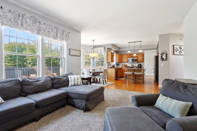 18485 W Springwood Dr, Grayslake, IL 60030 - living room with light wood-type flooring