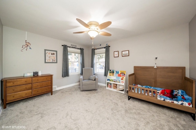 1131 S Hamlin Ave, Park Ridge, IL 60068 - bedroom featuring carpet and a ceiling fan