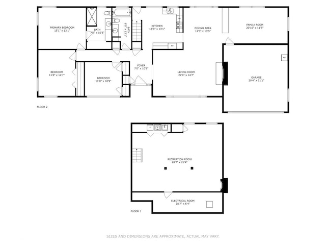 1131 S Hamlin Ave, Park Ridge, IL 60068 - view of floor plan / room layout