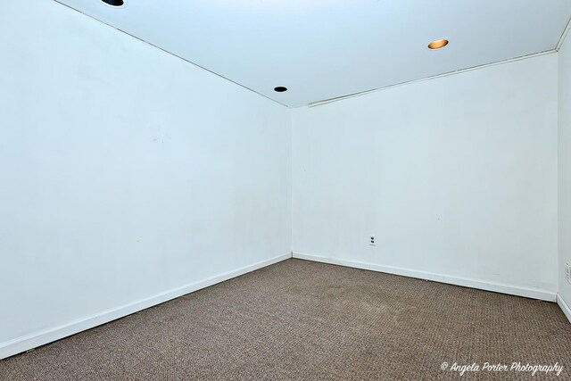43 Lippincott Rd, Fox Lake, IL 60020 - empty room featuring baseboards, carpet, and recessed lighting