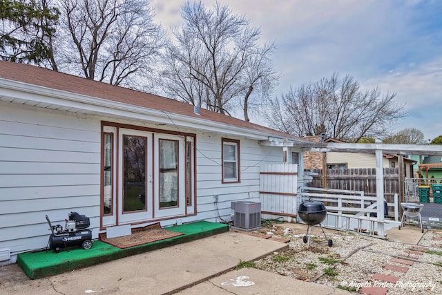 43 Lippincott Rd, Fox Lake, IL 60020 - back of property featuring central air condition unit and fence
