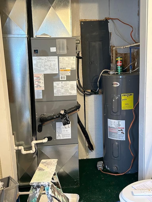 117 N Vermilion St, Potomac, IL 61865 - utilities featuring electric water heater
