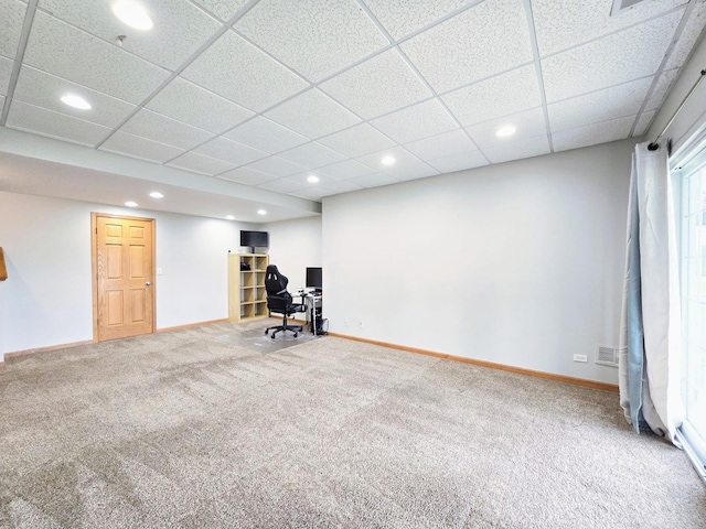 140 River Mist Dr, Oswego, IL 60543 - carpeted bedroom featuring vaulted ceiling, baseboards, and ceiling fan
