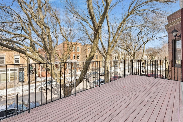 1655 W Byron St, Chicago, IL 60613 - view of wooden terrace
