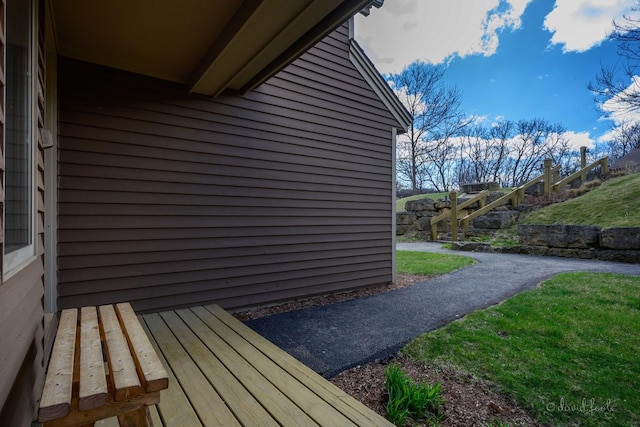 view of side of property