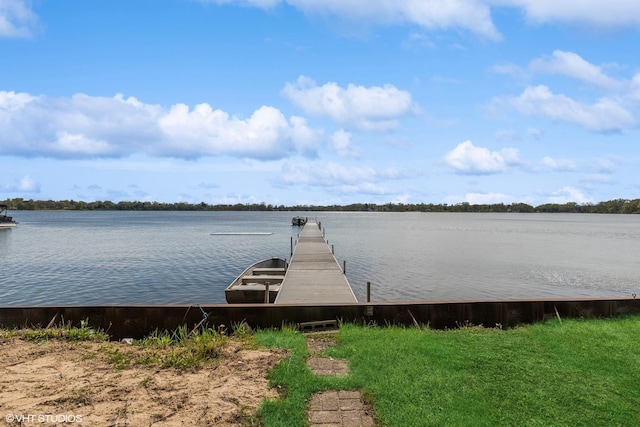 1046 N Hainesville Rd, Round Lake Beach, IL 60073 - dock with a water view