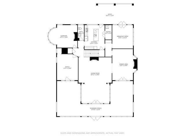 1046 N Hainesville Rd, Round Lake Beach, IL 60073 - floor plan / room layout