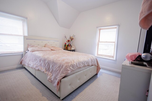 732 N Dearborn Ave, Kankakee, IL 60901 - bedroom with light carpet, multiple windows, and baseboards
