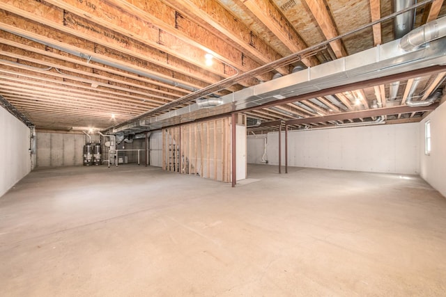 6433 Davidson Ct, Gurnee, IL 60031 - basement with water heater
