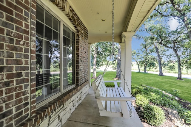 41W050 Stoneridge Ln, Elgin, IL 60124 - view of patio featuring covered porch