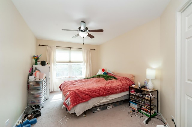 716 Samson Way, Northbrook, IL 60062 - carpeted bedroom featuring ceiling fan