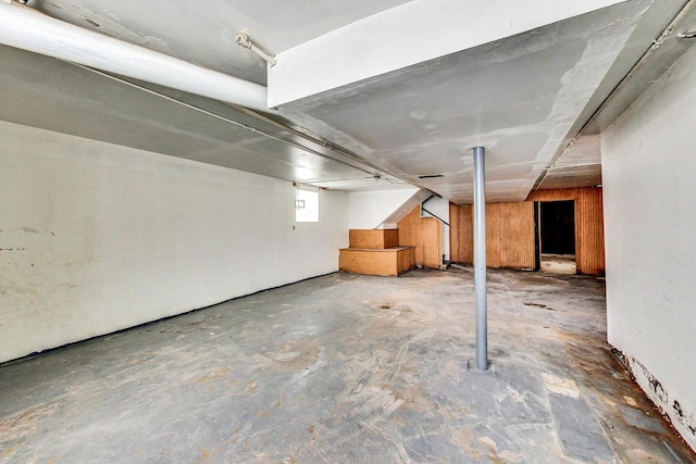 7658 S Laflin St, Chicago, IL 60620 - below grade area with stairway