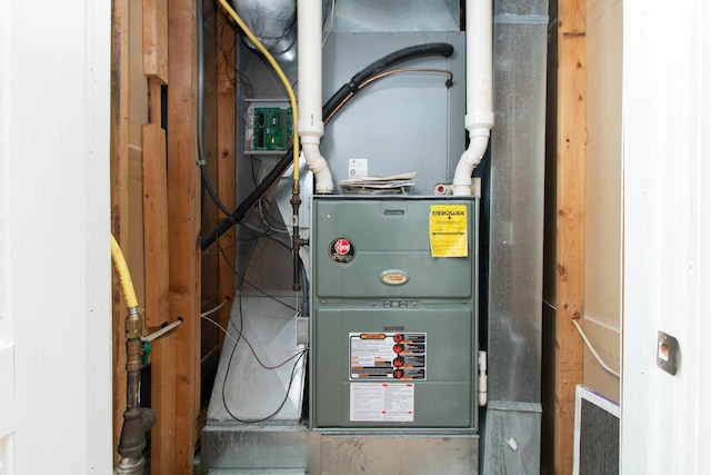 view of utility room