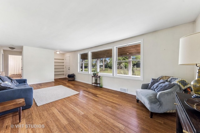 21W534 Bemis Rd, Glen Ellyn, IL 60137 - living area featuring baseboards and wood finished floors
