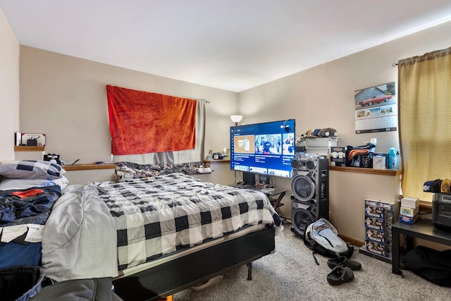 bedroom with carpet flooring