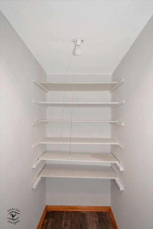 view of storage area