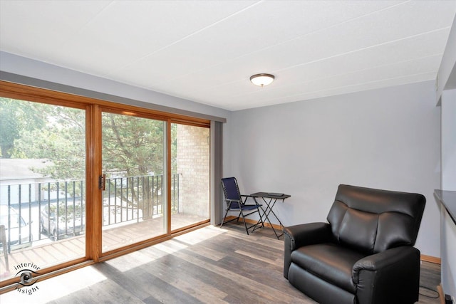 4920 134th Ct Unit 205, Crestwood, IL 60418 - sitting room with wood finished floors