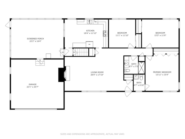 1112 N Perry Dr, Palatine, IL 60067 - floor plan / room layout