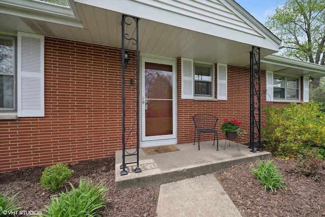 1112 N Perry Dr, Palatine, IL 60067 - property entrance with a porch and brick siding