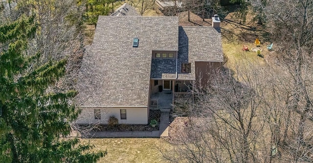 drone / aerial view
