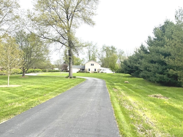view of road featuring driveway