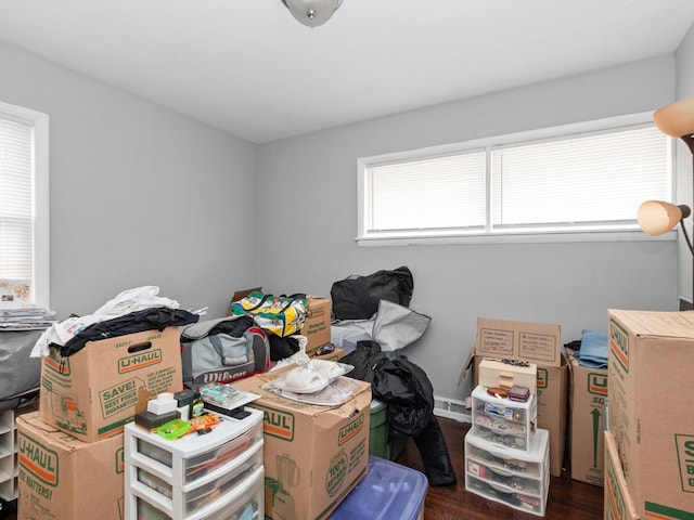 view of storage