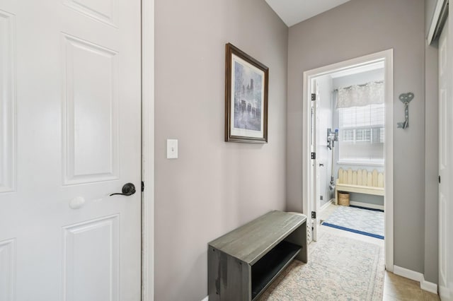 201 Valencia Pkwy, Gilberts, IL 60136 - mudroom featuring baseboards
