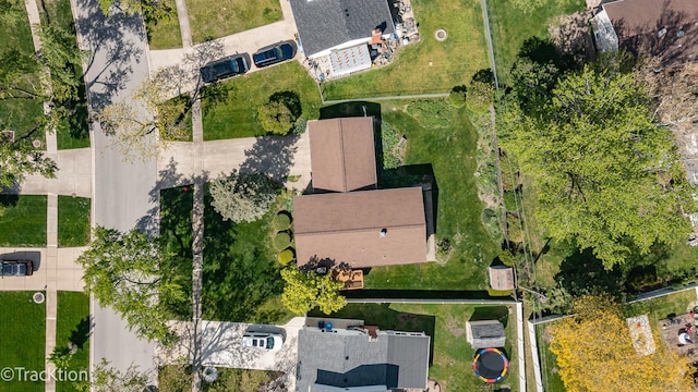 aerial view of property's location