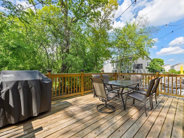 14 Wildflower Way, Streamwood, IL 60107 - deck featuring outdoor dining area and grilling area