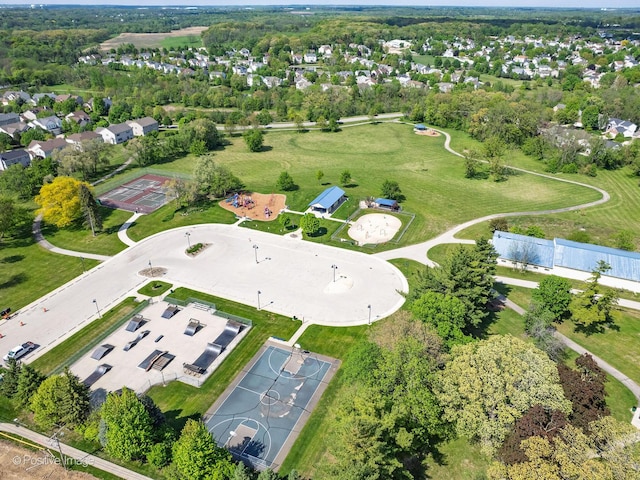 14 Wildflower Way, Streamwood, IL 60107 - aerial view of property and surrounding area