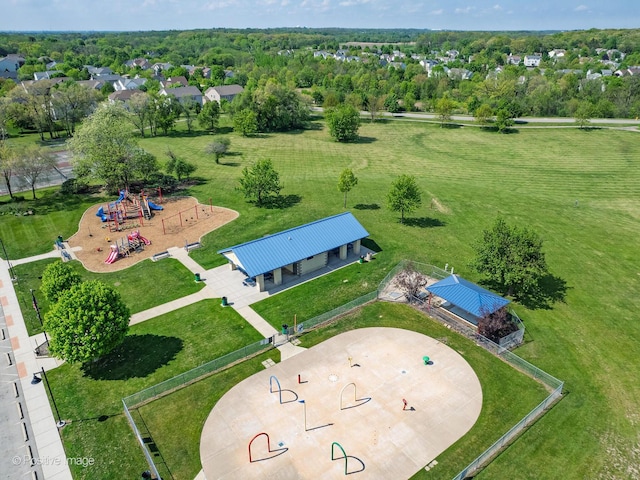 14 Wildflower Way, Streamwood, IL 60107 - drone / aerial view