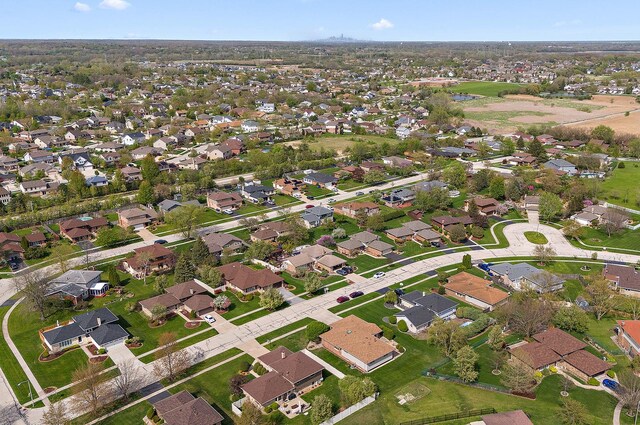 drone / aerial view featuring a residential view