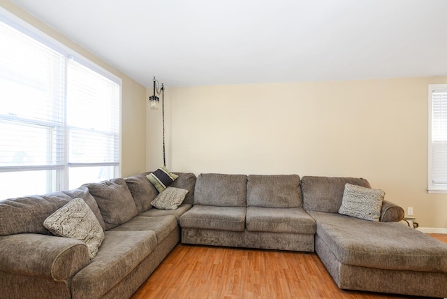 2644 Commercial Ave, South Chicago Heights, IL 60411 - living room featuring light wood-type flooring and a healthy amount of sunlight