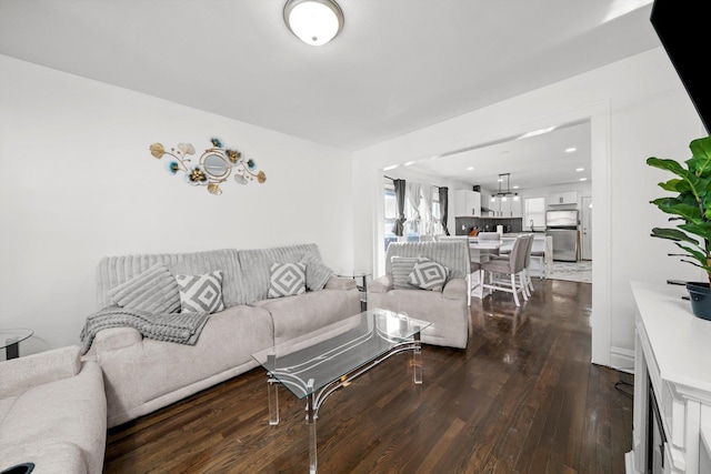 125 W 103rd Pl, Chicago, IL 60628 - living area featuring dark wood-type flooring