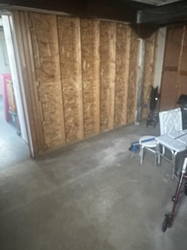 view of basement