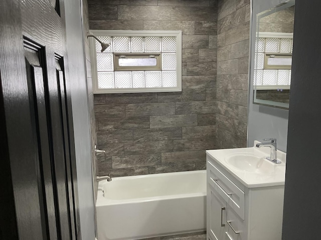 451 Clyde Ave, Calumet City, IL 60409 - bathroom featuring shower / bath combination and vanity